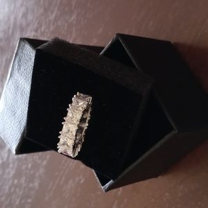 Sterling 925 CZ Ring, Sz 8